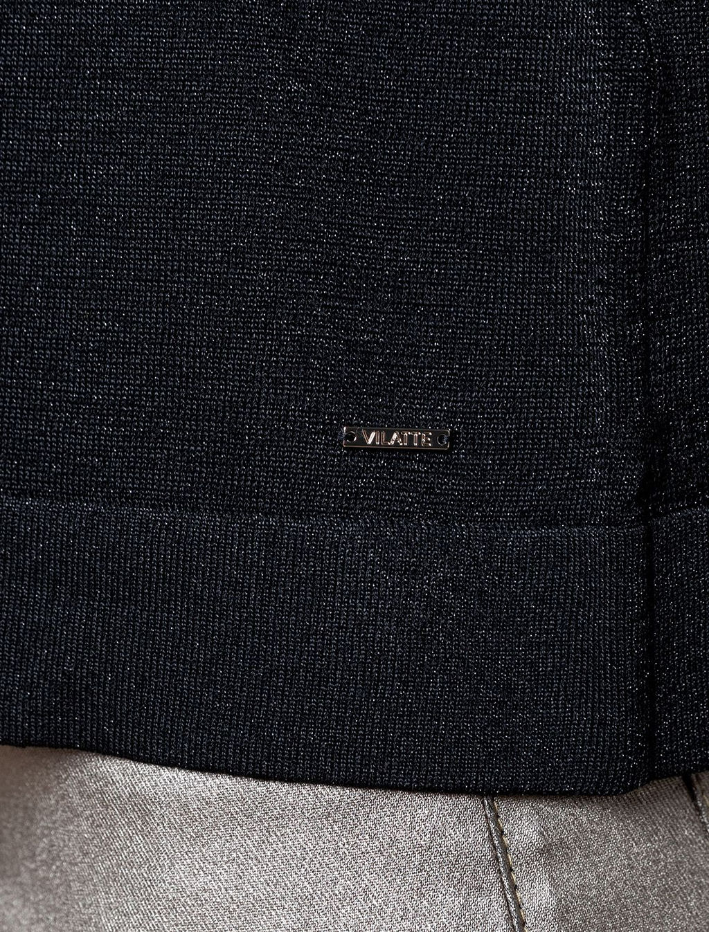 Тонкий джемпер из вискозы с мягким люрексом