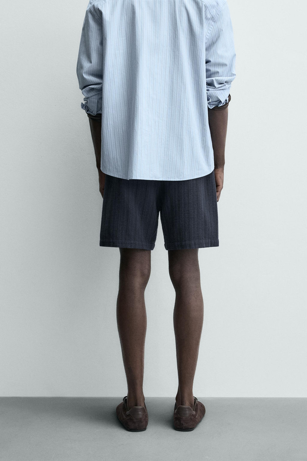 GEOMETRIC JACQUARD BERMUDA SHORTS - Zara фото 3