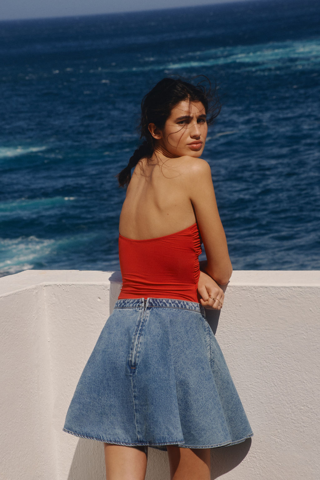 Falda circular en denim - H&m фото 4