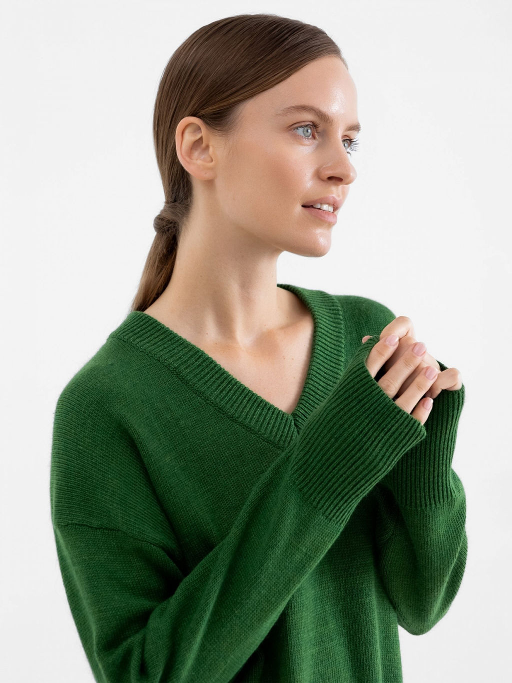 Conso/KPL 230668 - green grass Пуловер женский