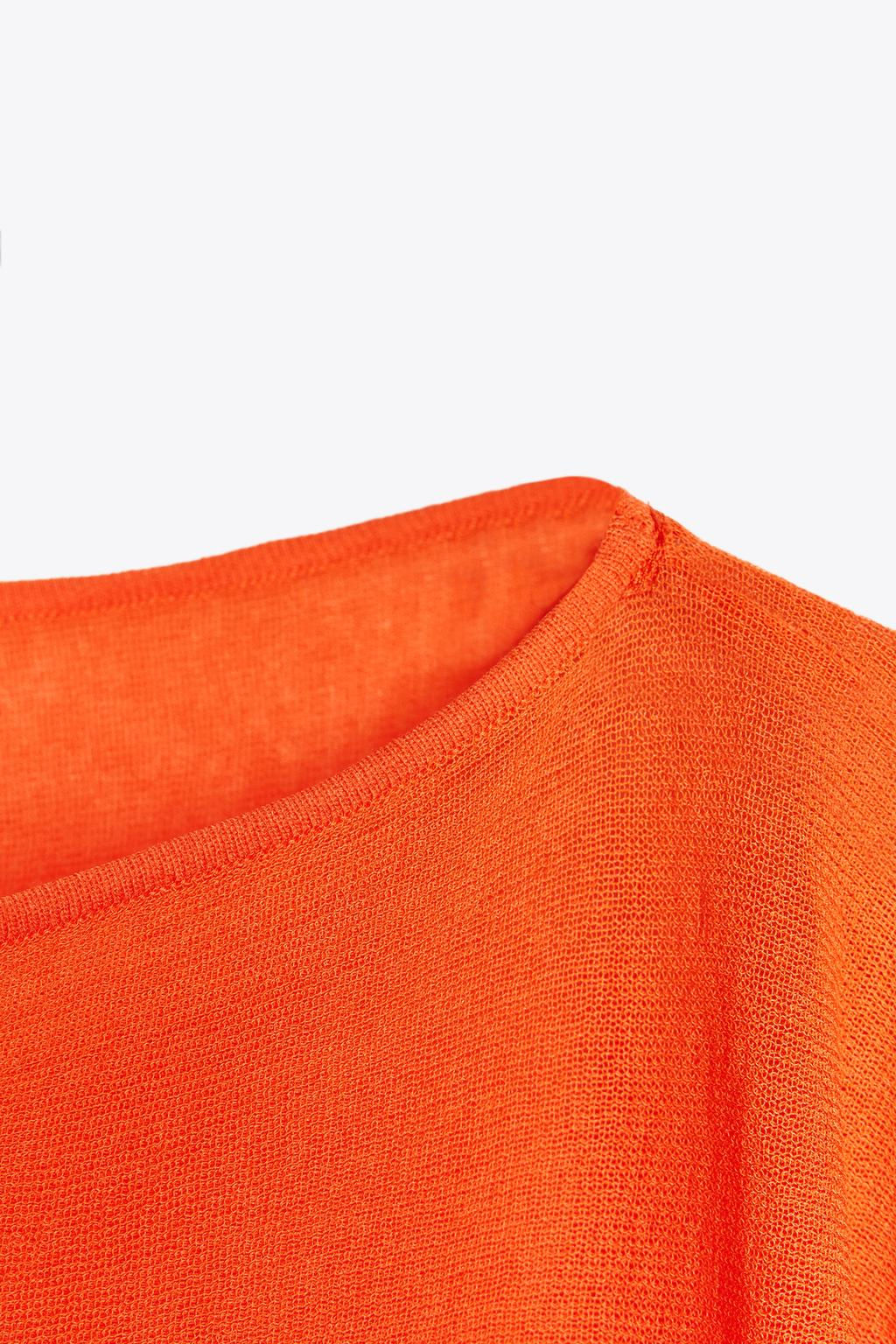 PLAIN KNIT LAYER TOP - Zara фото 15