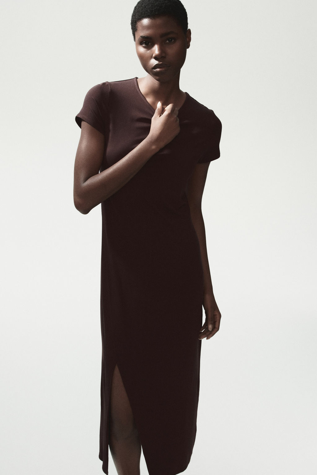 Vestido camiseta midi - H&m фото 3