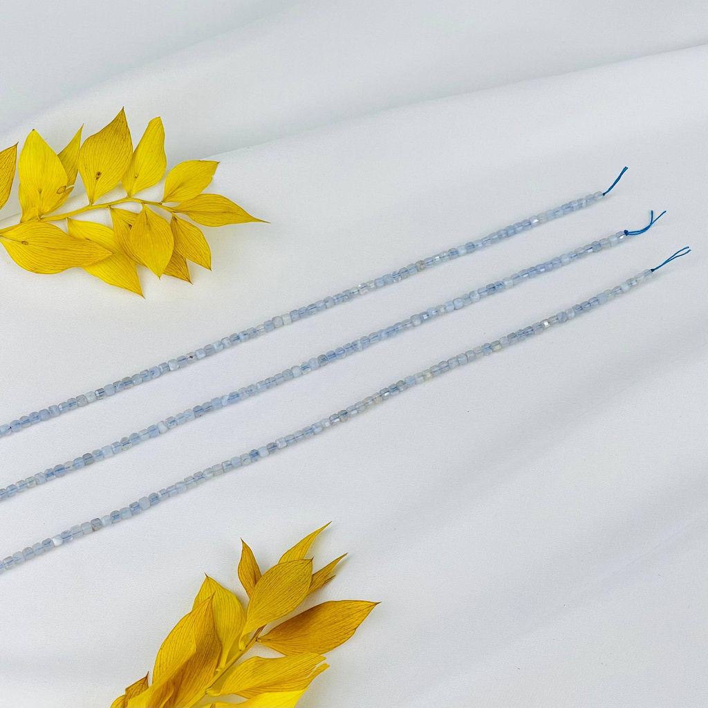 Бусины для украшений из Голубого агата 39 см