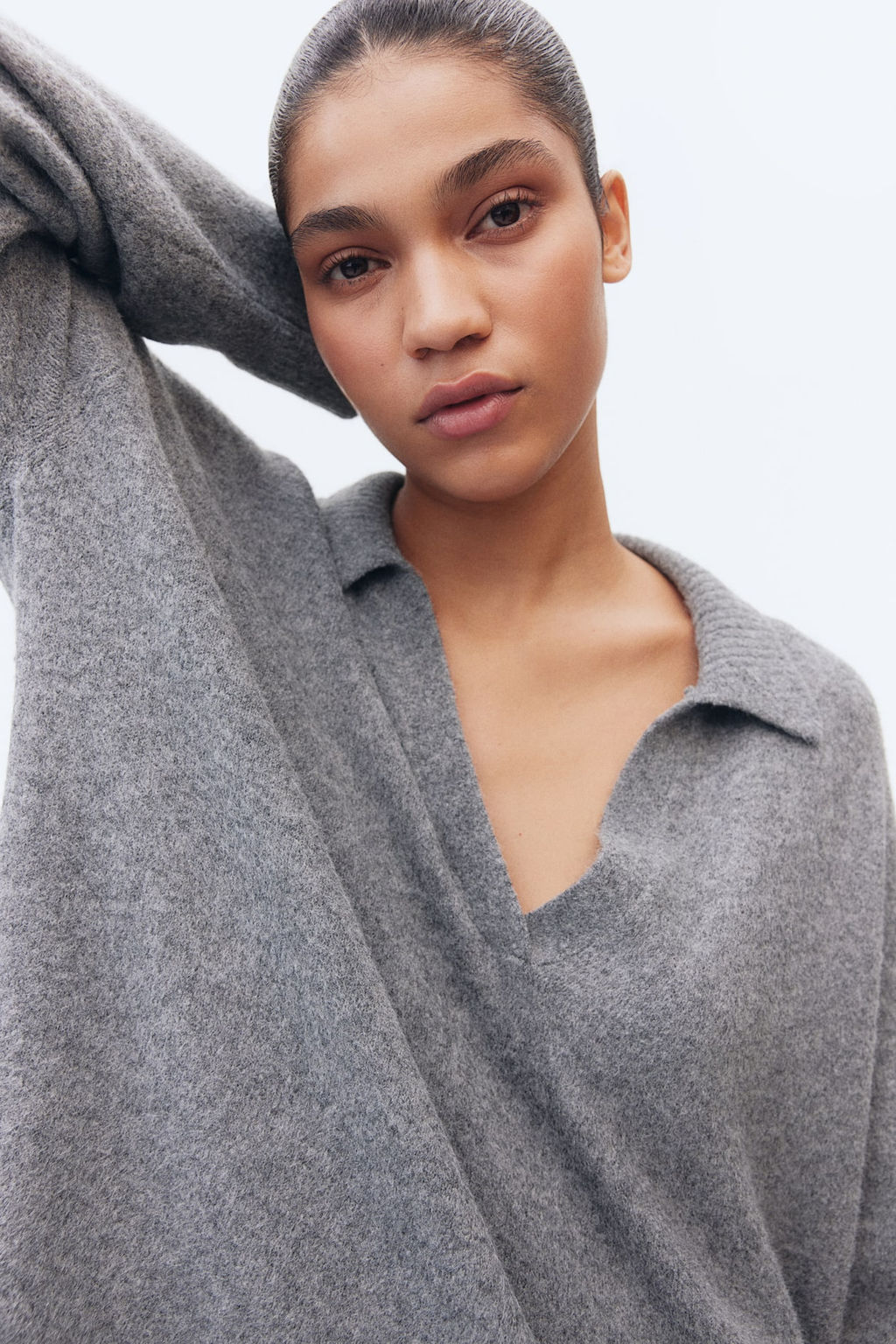Jersey de punto fino con cuello - H&m фото 2