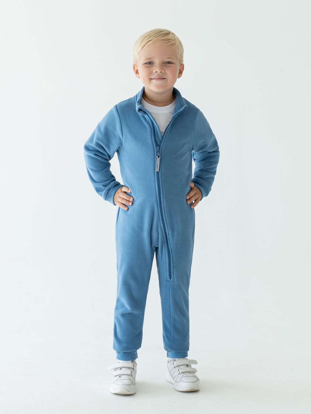 Комбинезон детский флисовый джинс