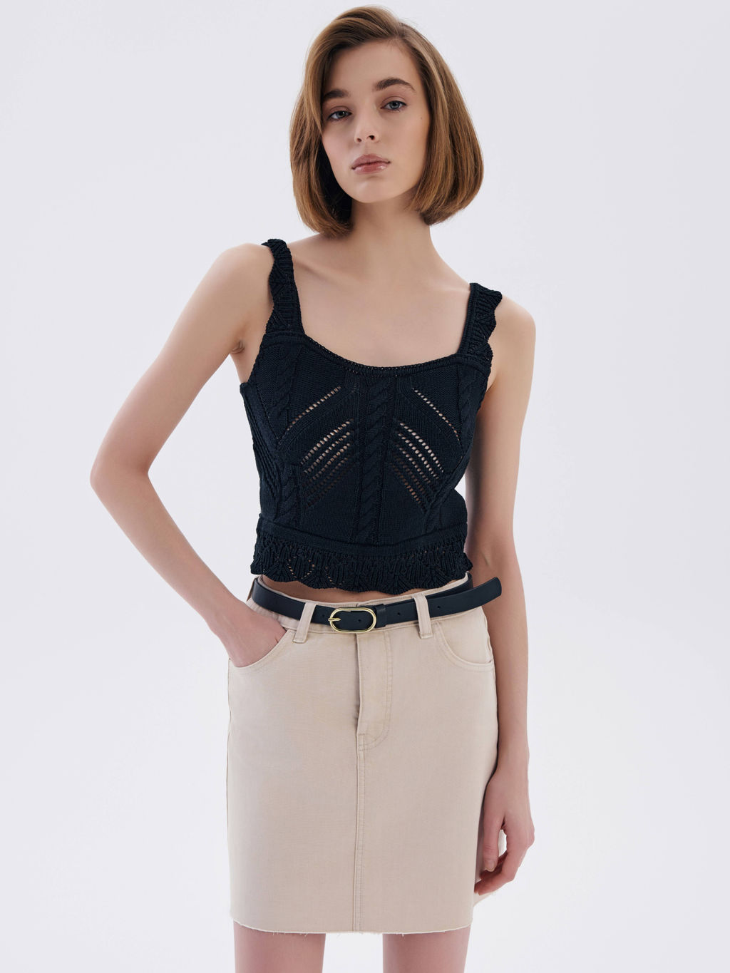 CONTE LDK 2328 Топ женский black - Conte elegant фото 3