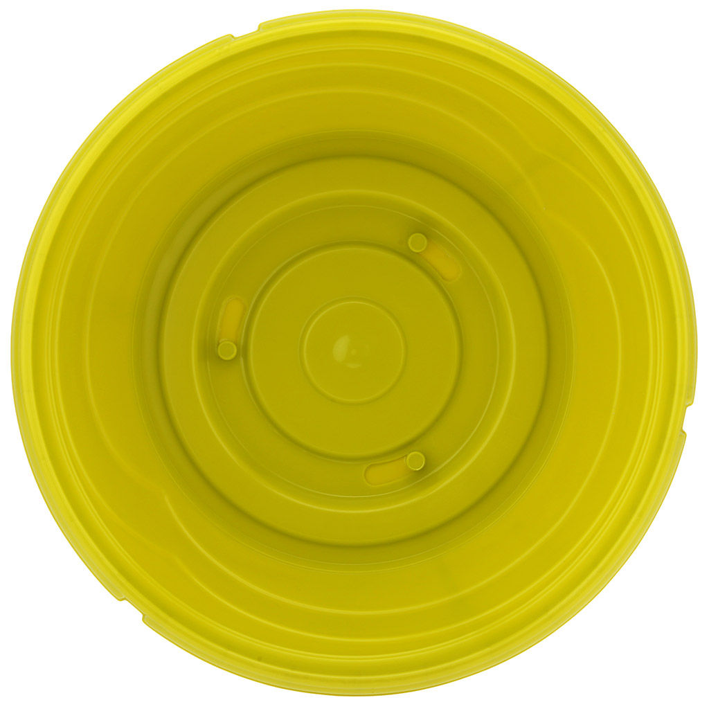 Горшок для цветов пластмассовый Венеция 4л, д25,5см, фисташковый (Россия) - Домашняя мода фото 4