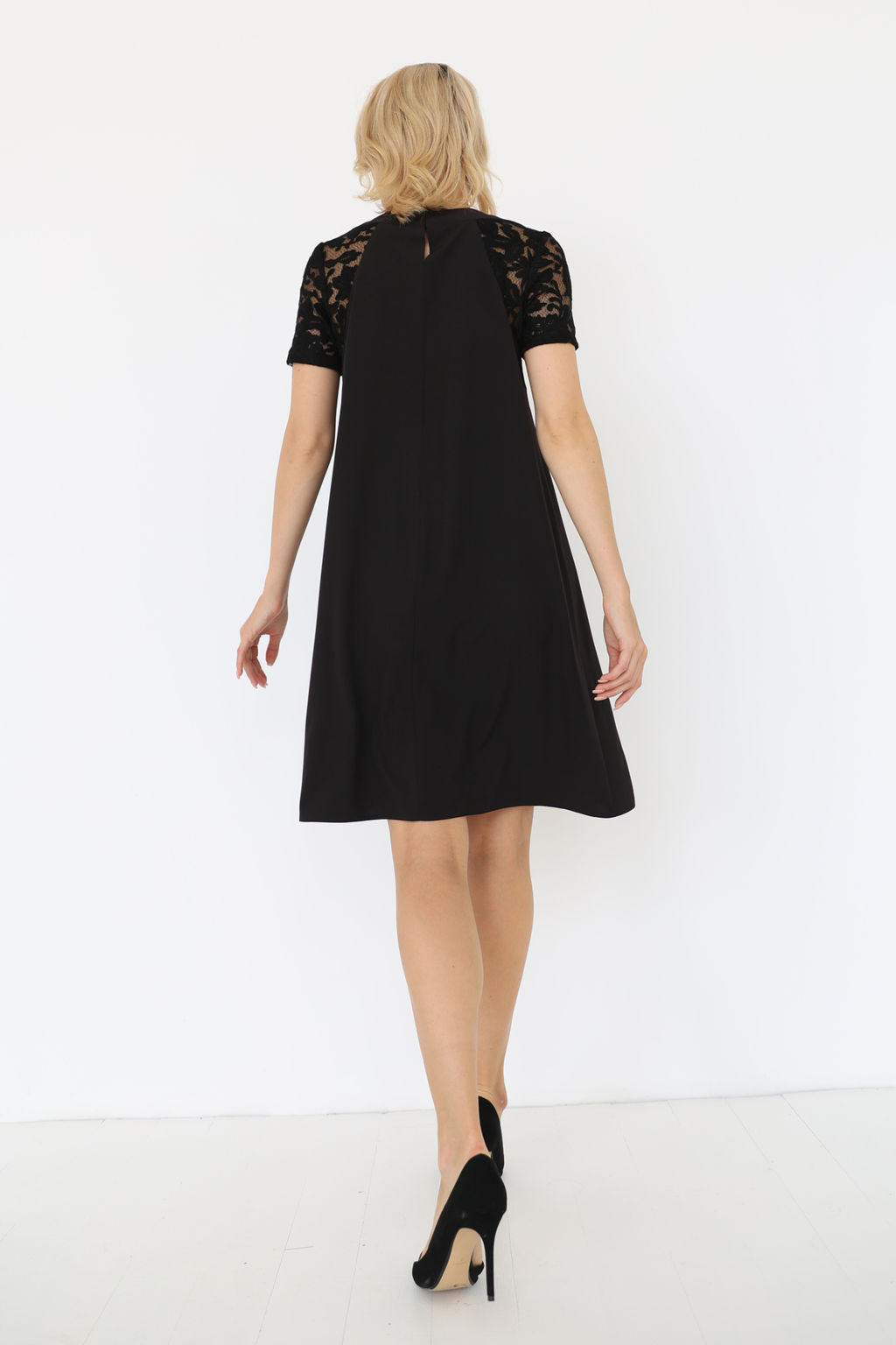 Платье с рукавами из кружева - Looklikecat фото 4