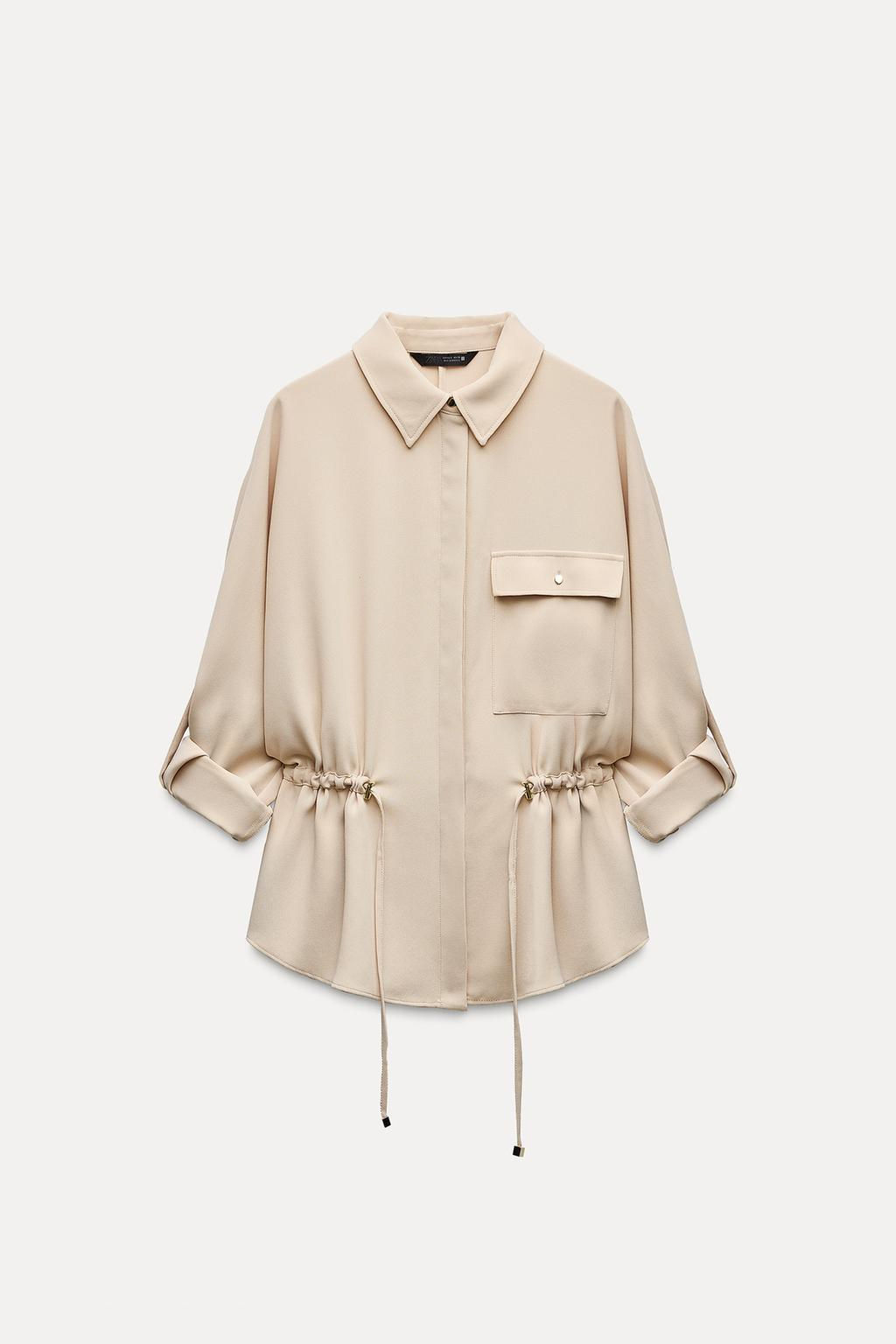 SAFARI CREPE SHIRT - Zara фото 2