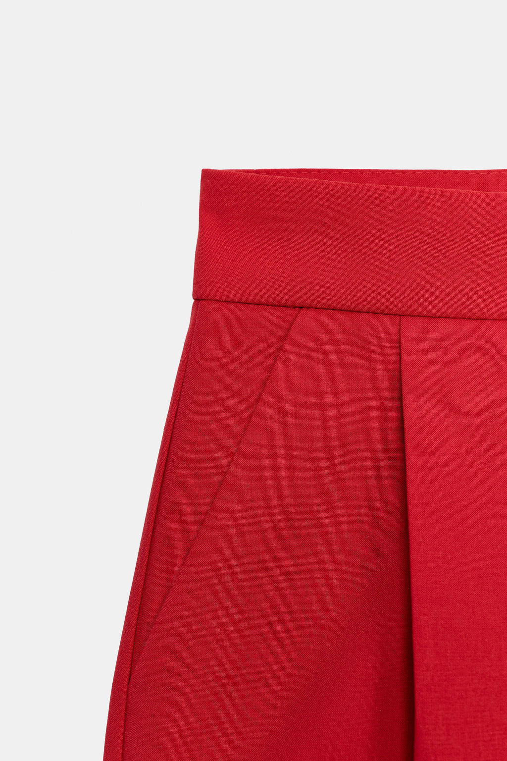 SHORTS PINZAS / Rojo - Zara фото 3