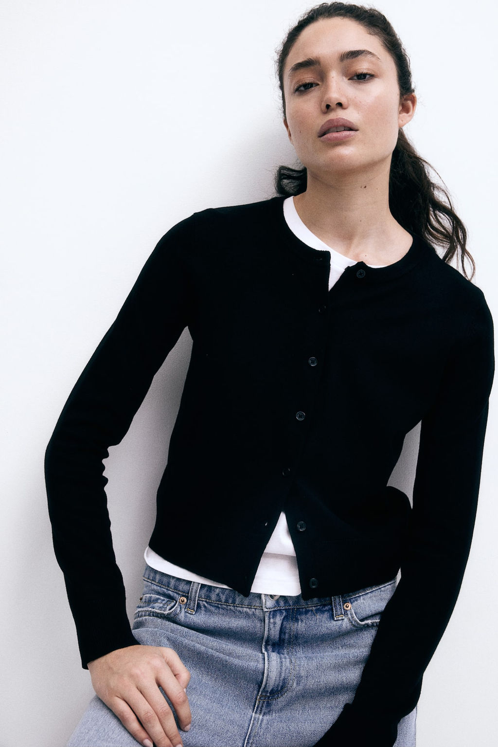 Cardigan en punto fino - H&m фото 2