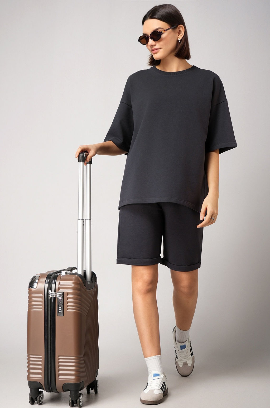 Женский костюм с шортами из футера двухнитки Happyfox