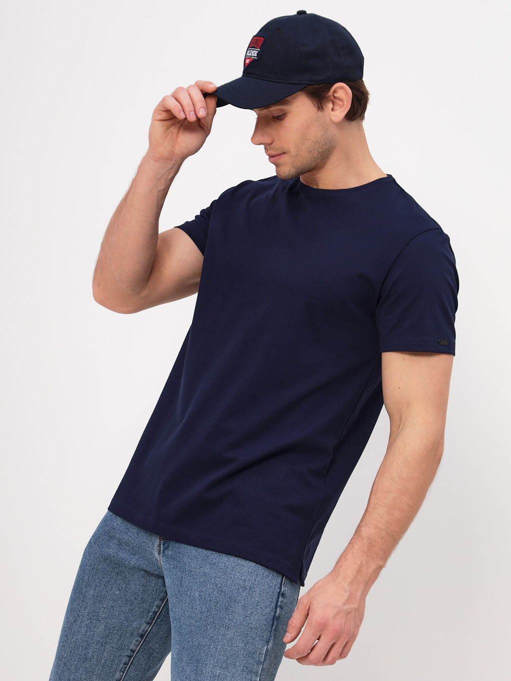 Футболка мужская короткий рукав GREG G145-PO4T-SA5105 (синий)  фото 6