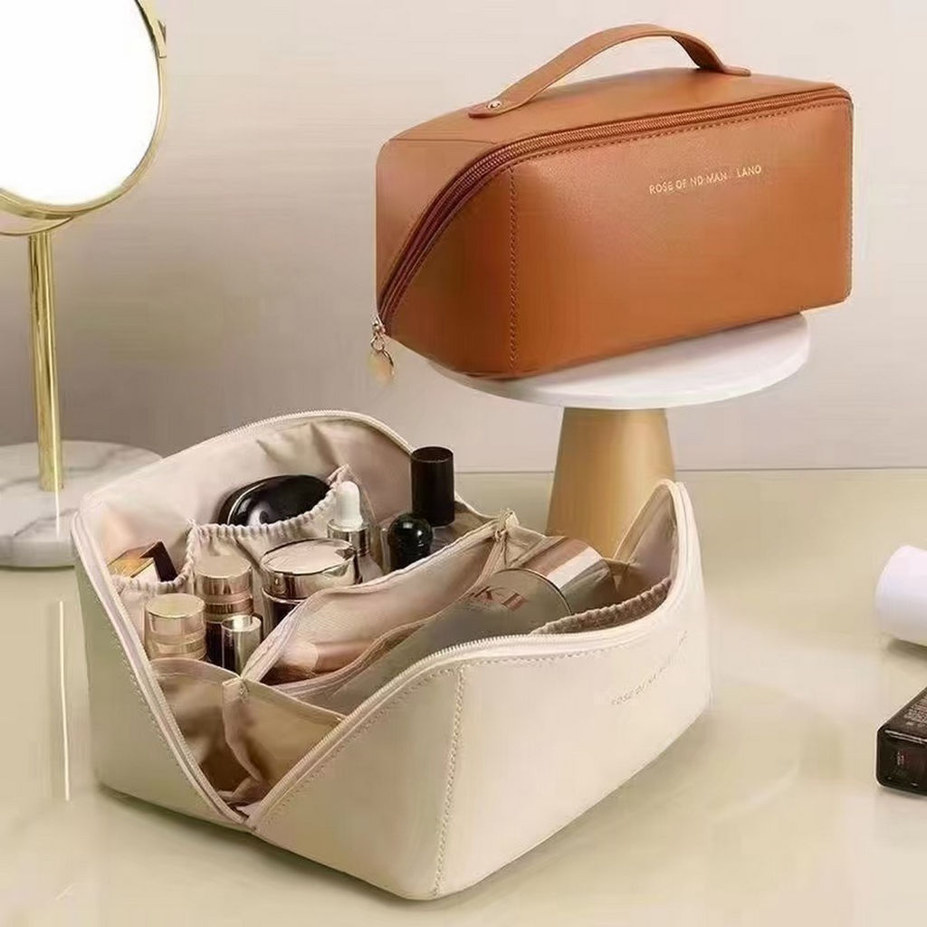 Kristaller Косметичка женская Charm suitcase, кремовый  фото 8