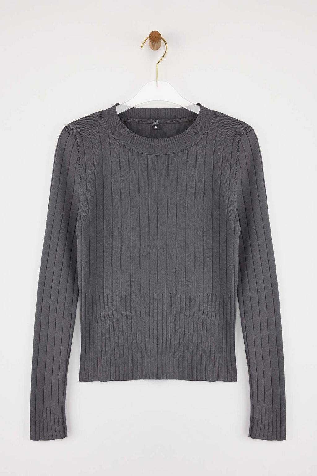 Mor Basic Bisiklet Yaka Triko Kazak TWOAW23KZ01249 - Trendyolmilla фото 21