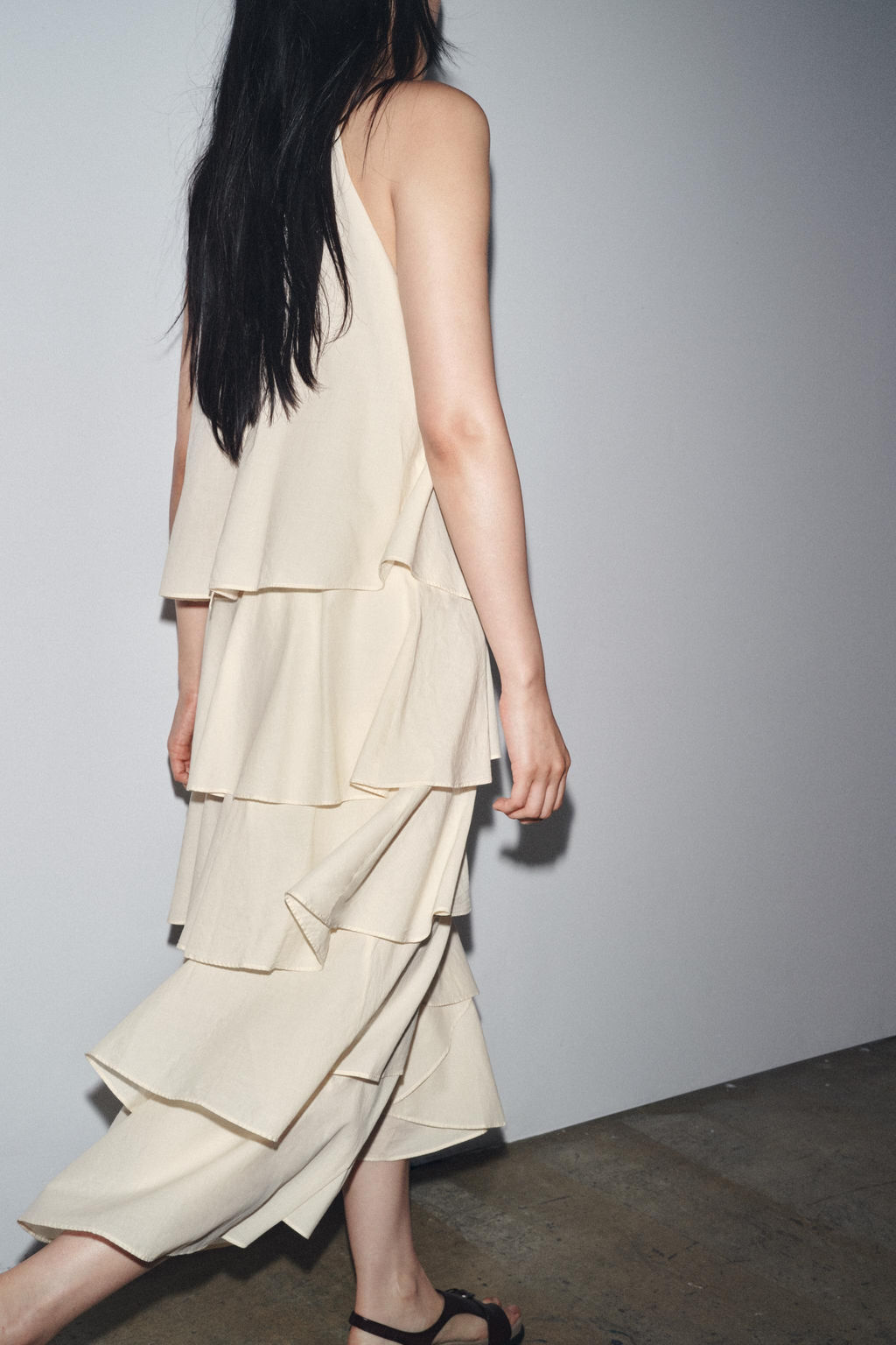 ZW COLLECTION HALTER RUFFLE DRESS - Zara фото 11