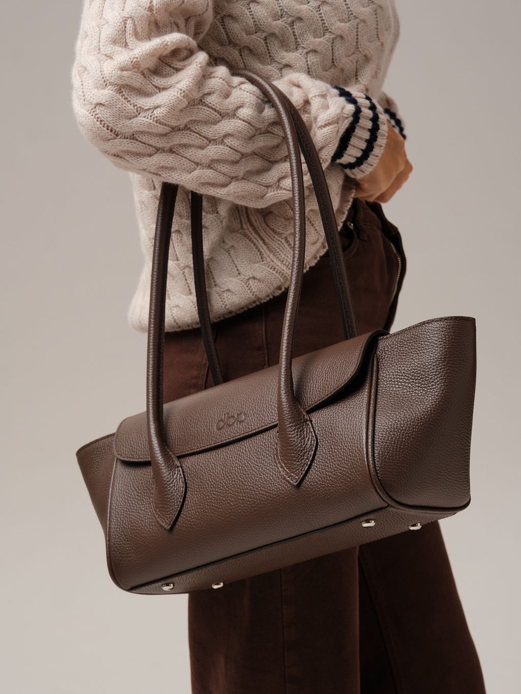 Кожаная сумка Viki DBR 31341 темно-коричневый фото 4