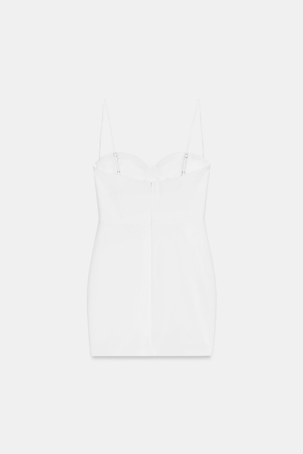 VESTIDO MINI TIRANTES LUNARES / Blanco - Zara фото 6