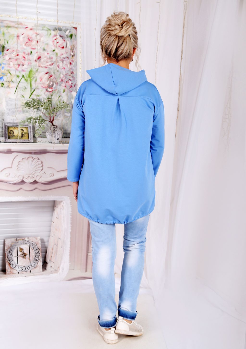 Парка 98 голубая - Марлен фото 2