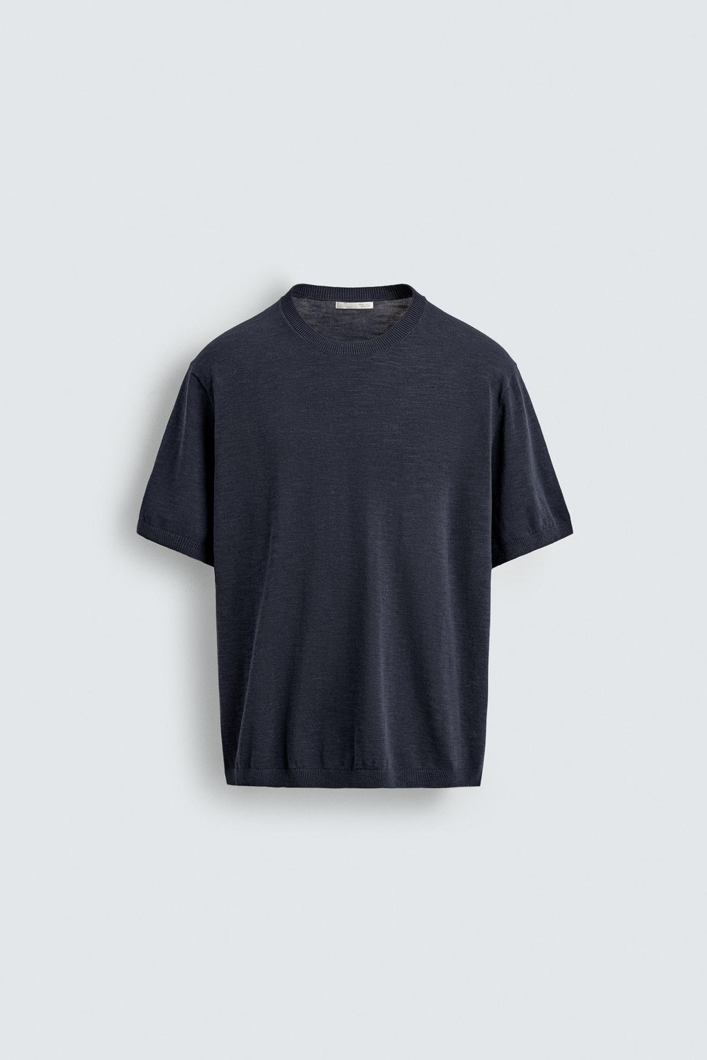 CAMISETA PUNTO REGULAR FIT / Marino