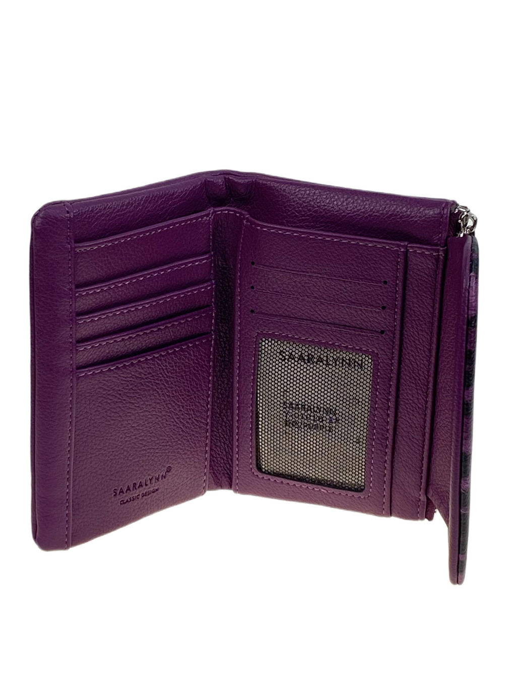 Женское портмоне из искусственной кожи, цвет фиолетовый - Greta фото 2