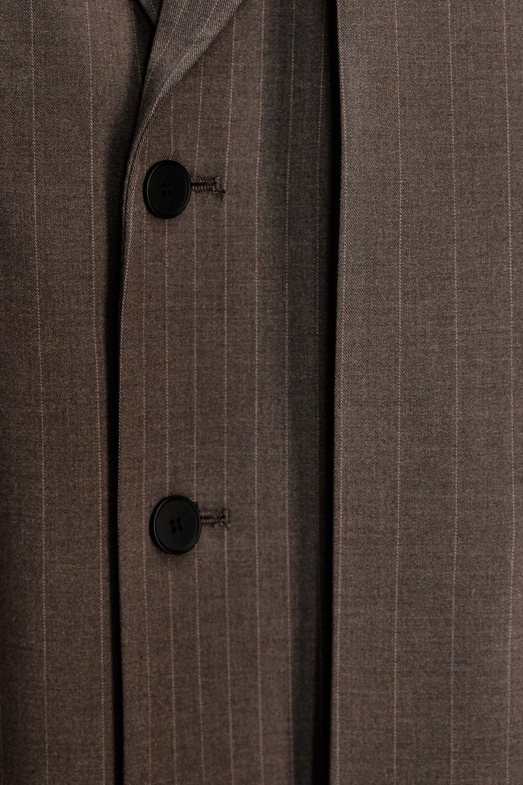 OVERSIZE STRIPED DOUBLE FABRIC BLAZER - Zara фото 14