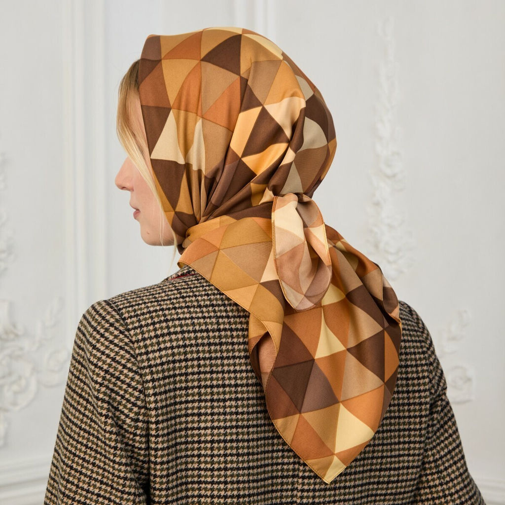 Платок 90х90 см - Мастерская ПОКРОВ фото 4