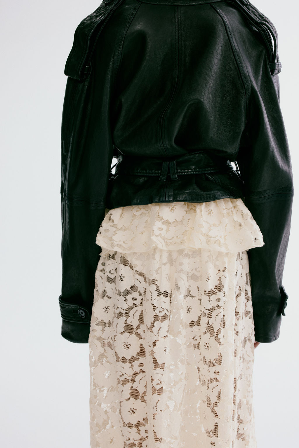 Falda midi de encaje - H&m фото 3