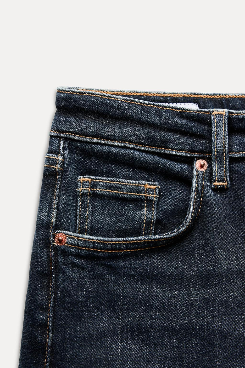 TRF CROPPED FLARE HIGH-WAIST JEANS - Zara фото 46