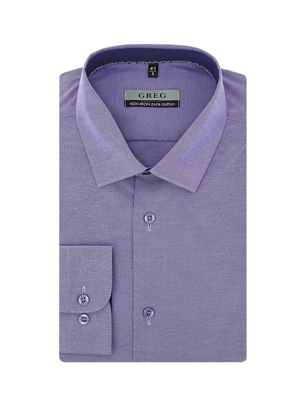 Сорочка мужская длинный рукав GREG 730/231/0272/Z/1p  фото 3