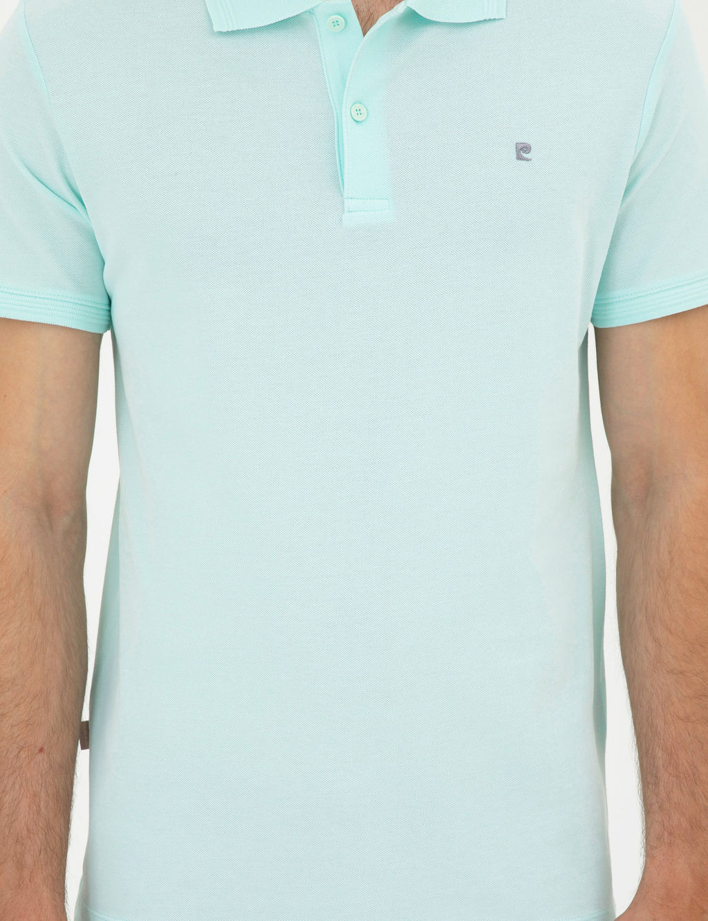 Su Ye_ili Slim Fit %100 Pamuk Polo Yaka Basic Ti__rt