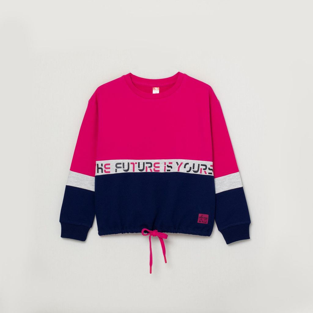 CRB wear/CWJG 62901-46-292 Джемпер для девочки, фуксия/Ex.Cherubino  фото 3