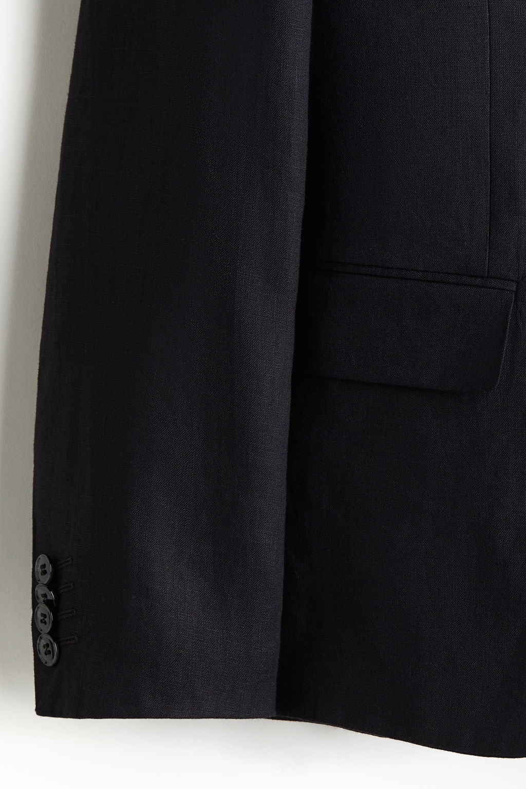 Americana de lino Slim Fit - H&m фото 6