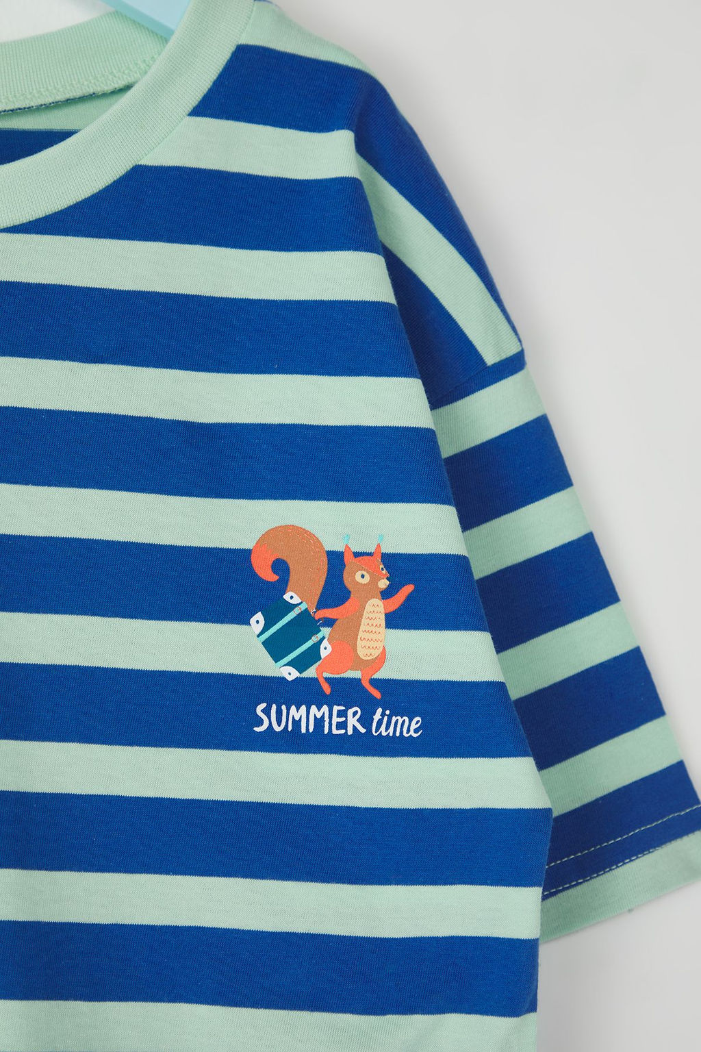 Bordo %100 Pamuk Unisex Cizgili Bask?l? Oversize Kal?p K?sa Kol Orme T-Shirt TKDSS25TS00037 - Trendyolmilla фото 7