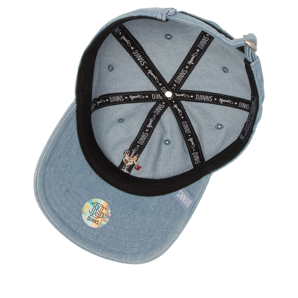 Бейсболка DJINNS арт. 6 Panel Dad Cap Coloured Girl (голубой)  фото 3