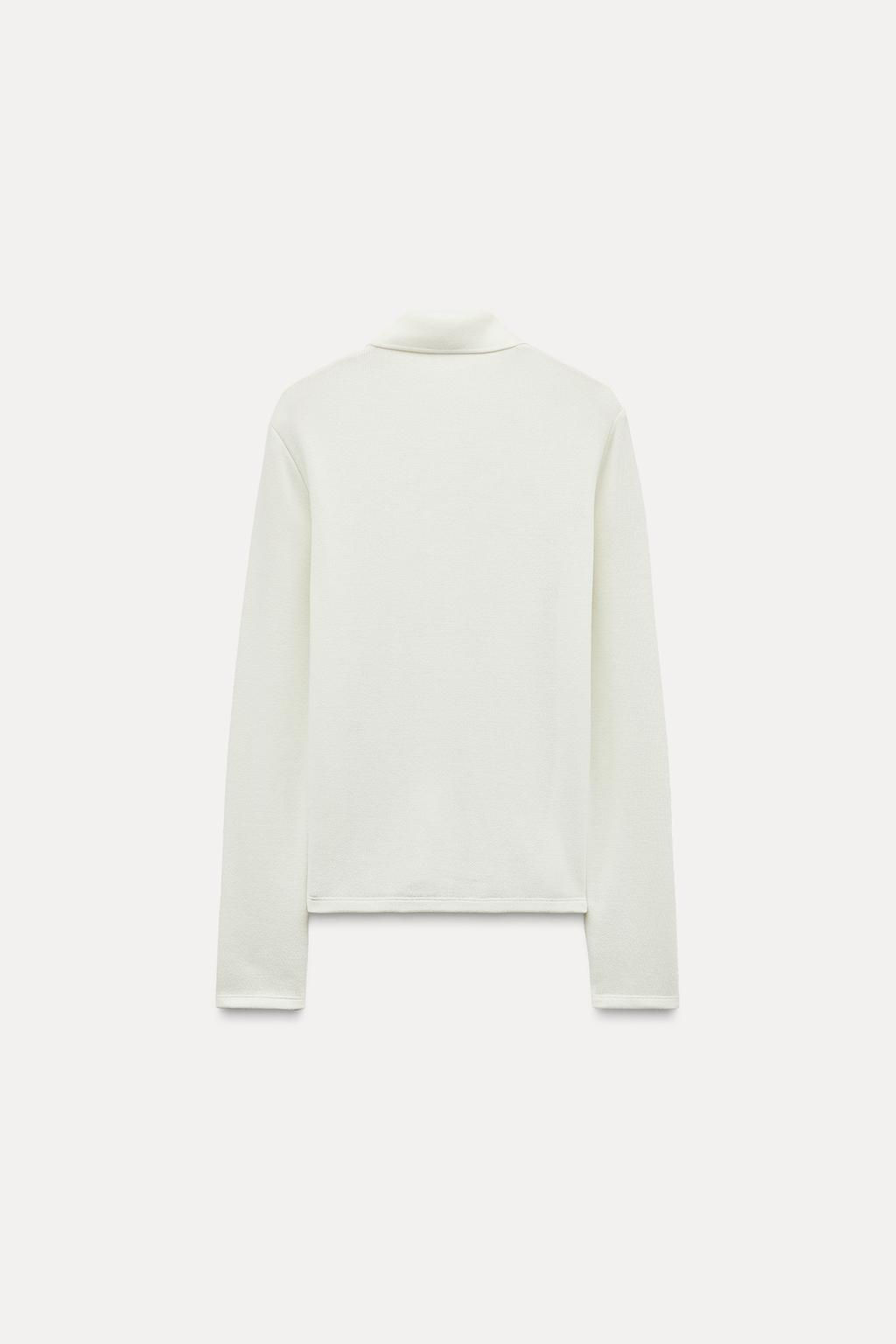 SOFT POLO COLLAR SWEATER - Zara фото 13