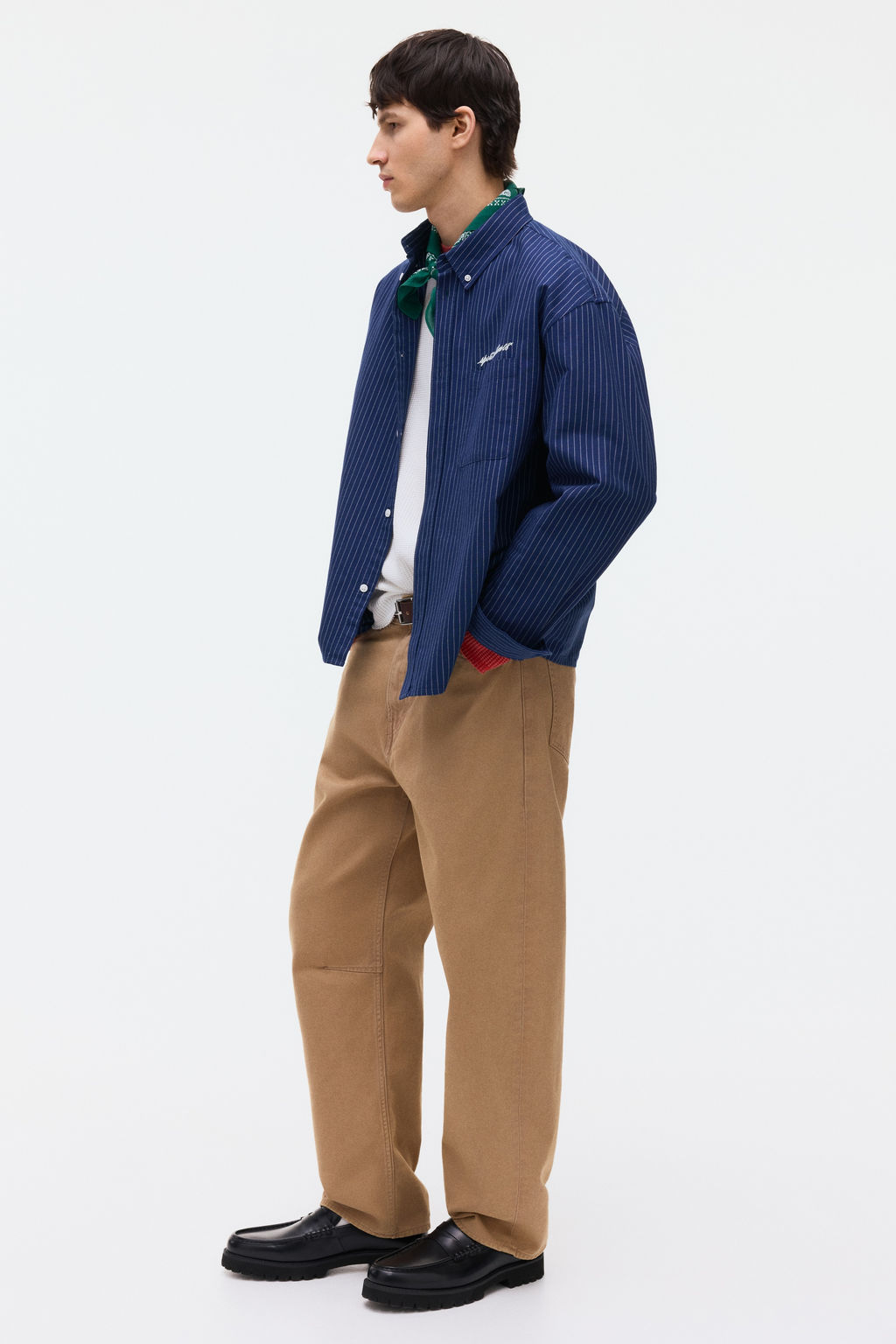 Camisa Oxford Loose Fit - H&m фото 7