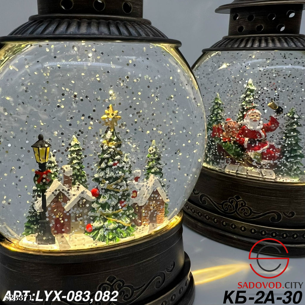 Новогодний светильник с музыкой