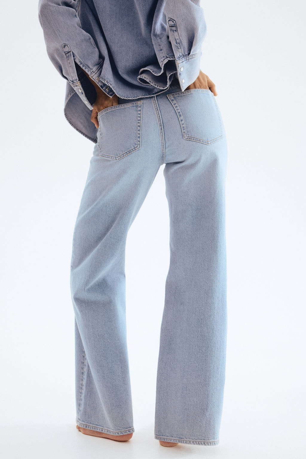 Wide High Jeans - H&m фото 31