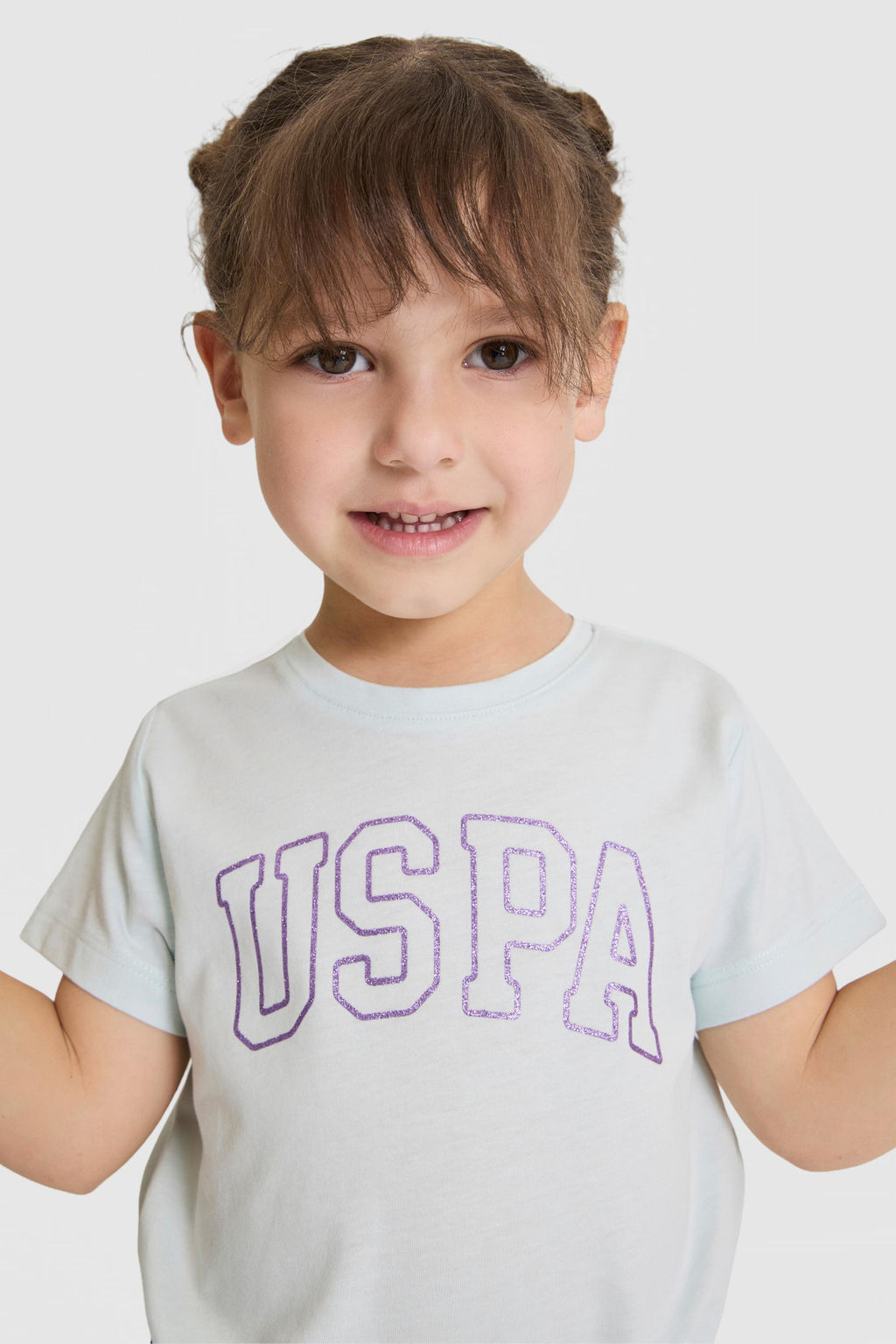 K_z _ocuk Bisiklet Yaka Su Ye_ili Basic Ti__rt - U.s. polo assn фото 2