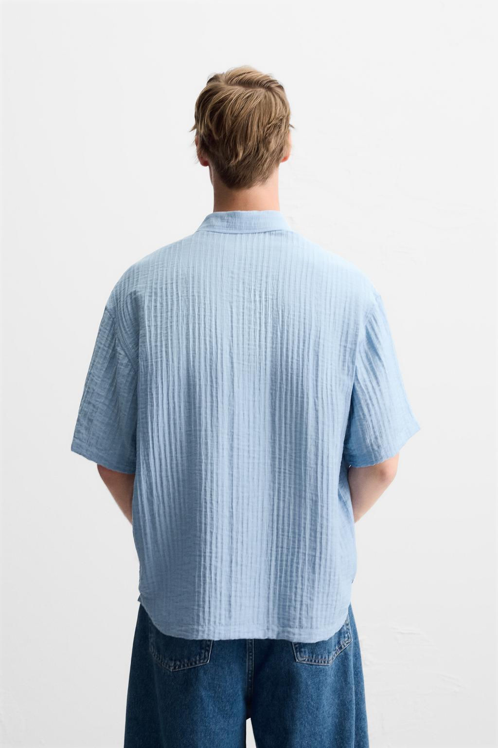 RAISED JACQUARD SHIRT - Zara фото 3