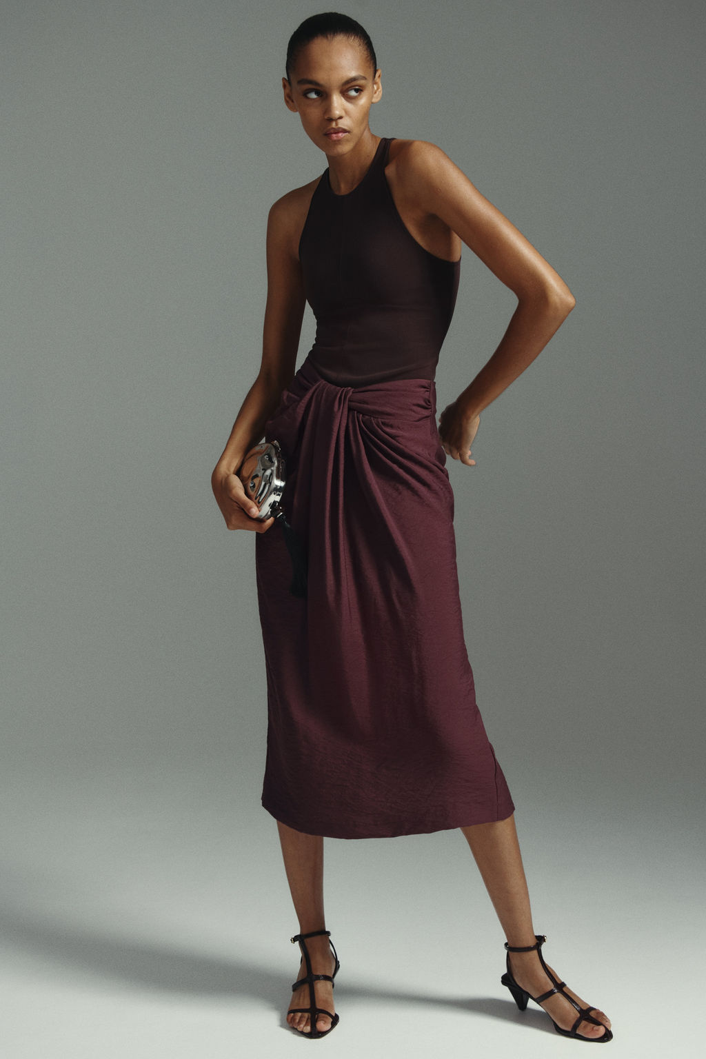 Falda con detalle girado - H&m фото 3