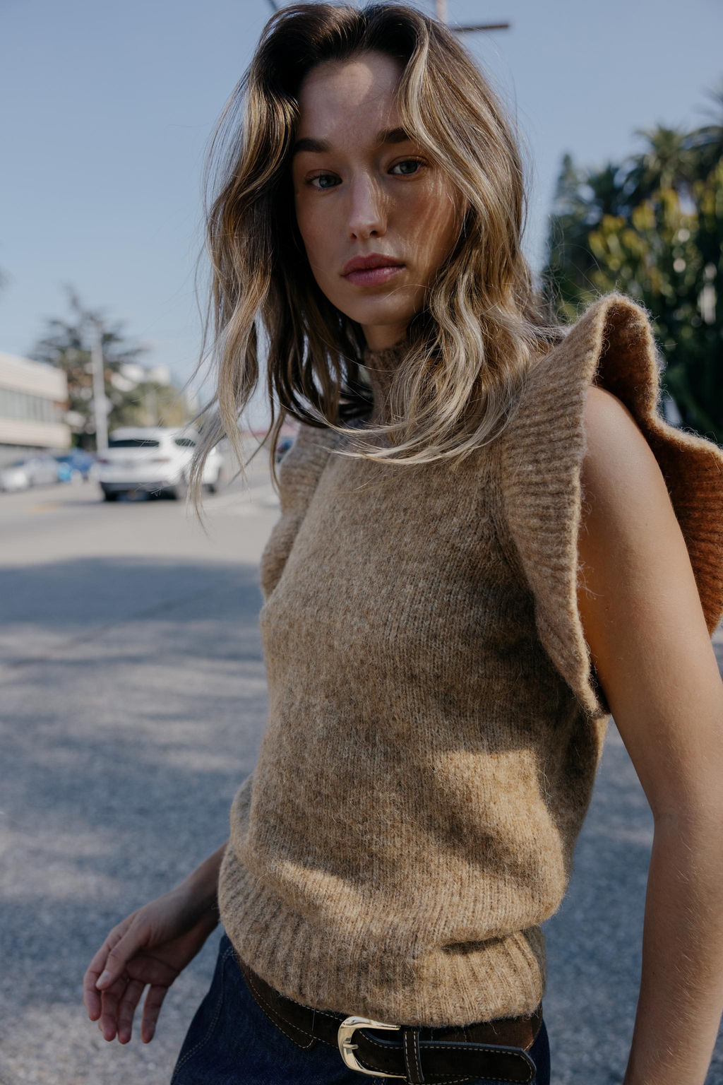 WOOL TOP WITH RUFFLES - Zara фото 11