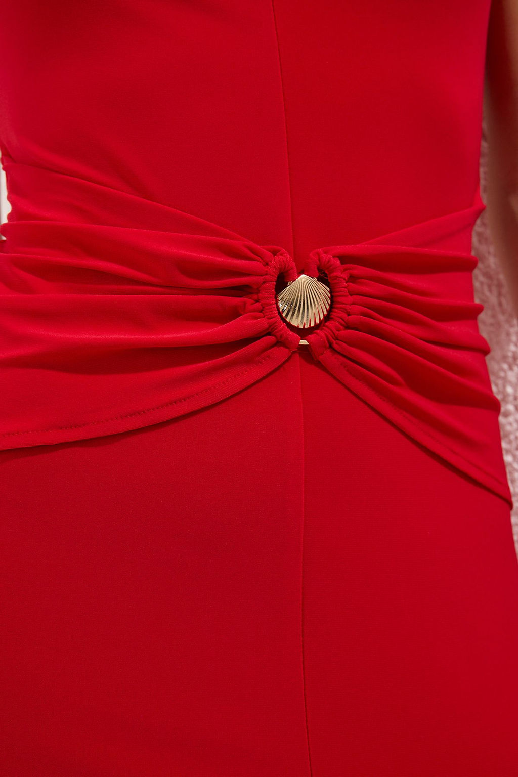 TRENDYOLMILLA Siyah Aksesuar Detayl? Orme Uzun S?k Abiye & Mezuniyet Elbise TPRSS25AE00088  фото 3