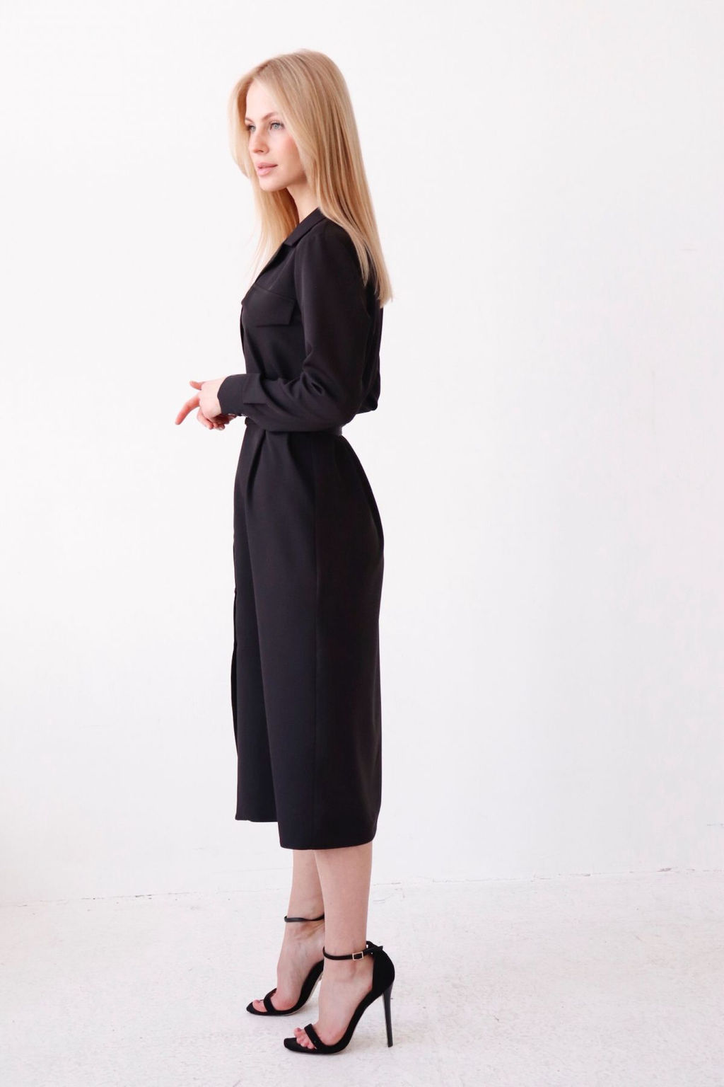 Платье-рубашка с английским воротником - Martichelli фото 228