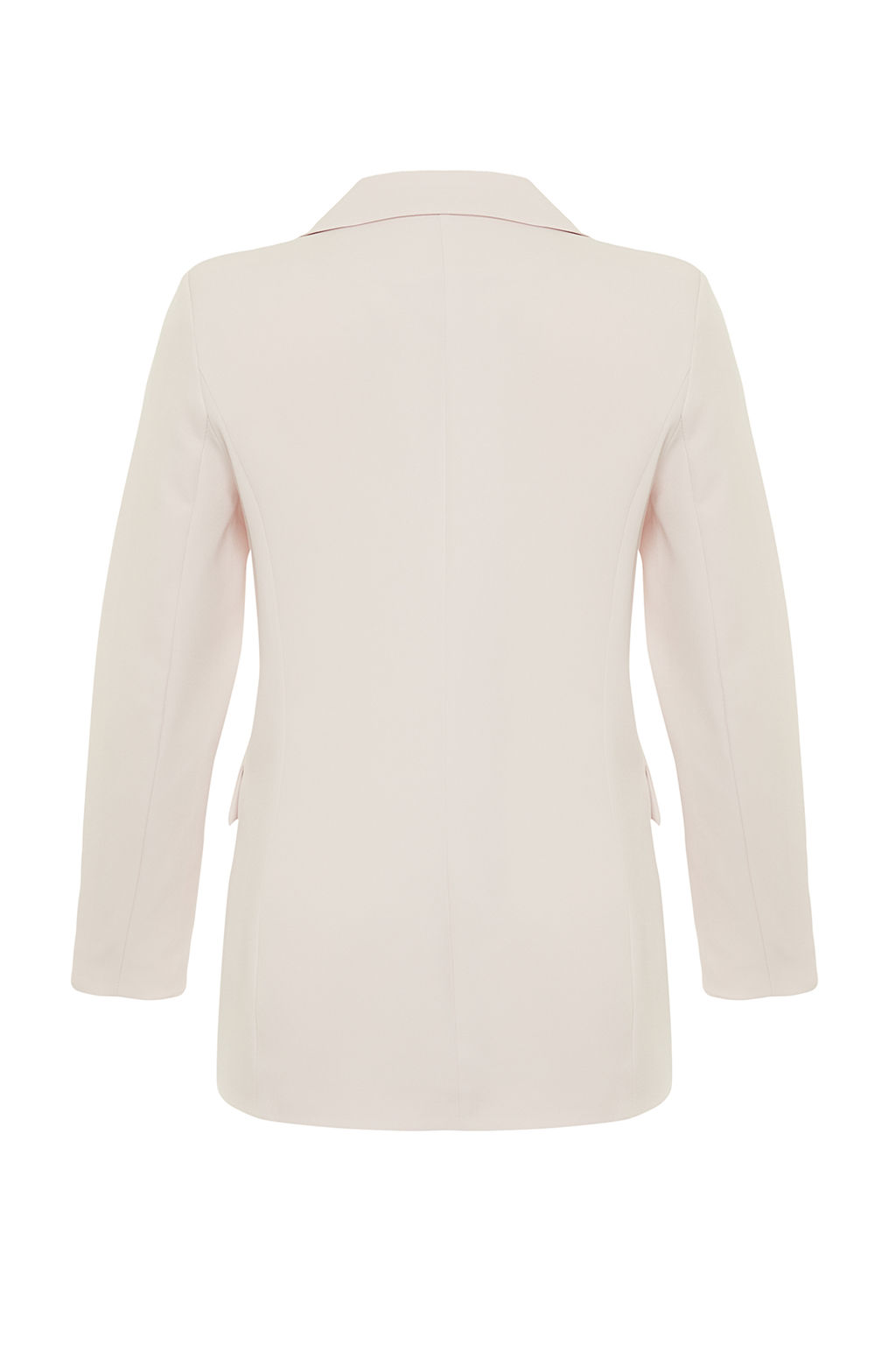 TRENDYOLMILLA Siyah Oversize Astarl? Kruvaze Kapama Dokuma Blazer Ceket TWOAW21CE0145  фото 32