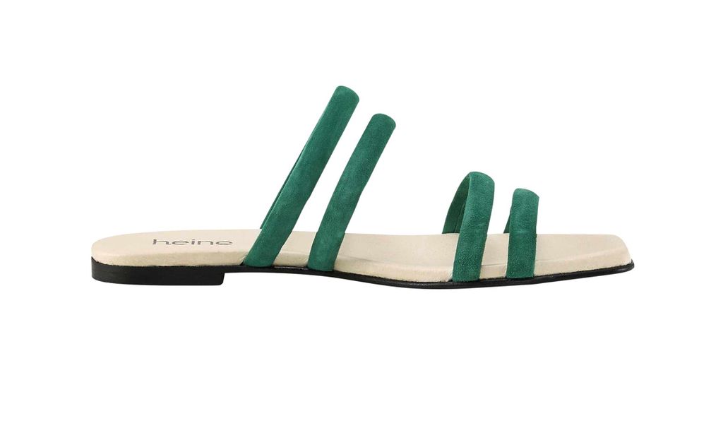 Шлепки, зеленые - Heine фото 3