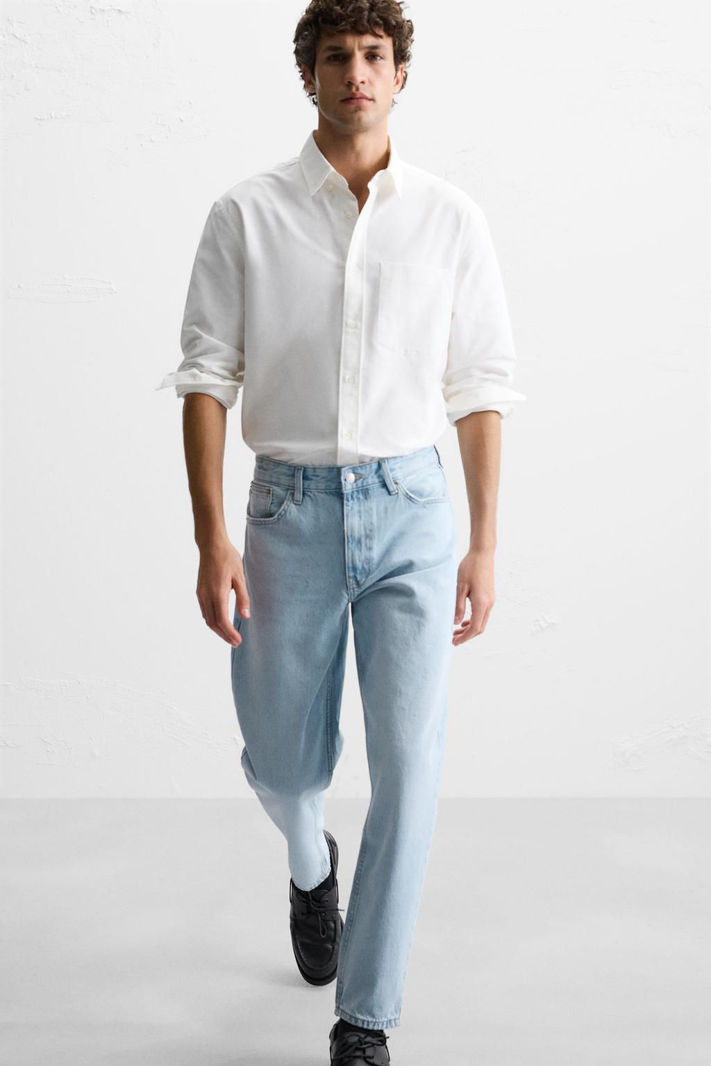 SLIM FIT TAPERED JEANS - Zara фото 5