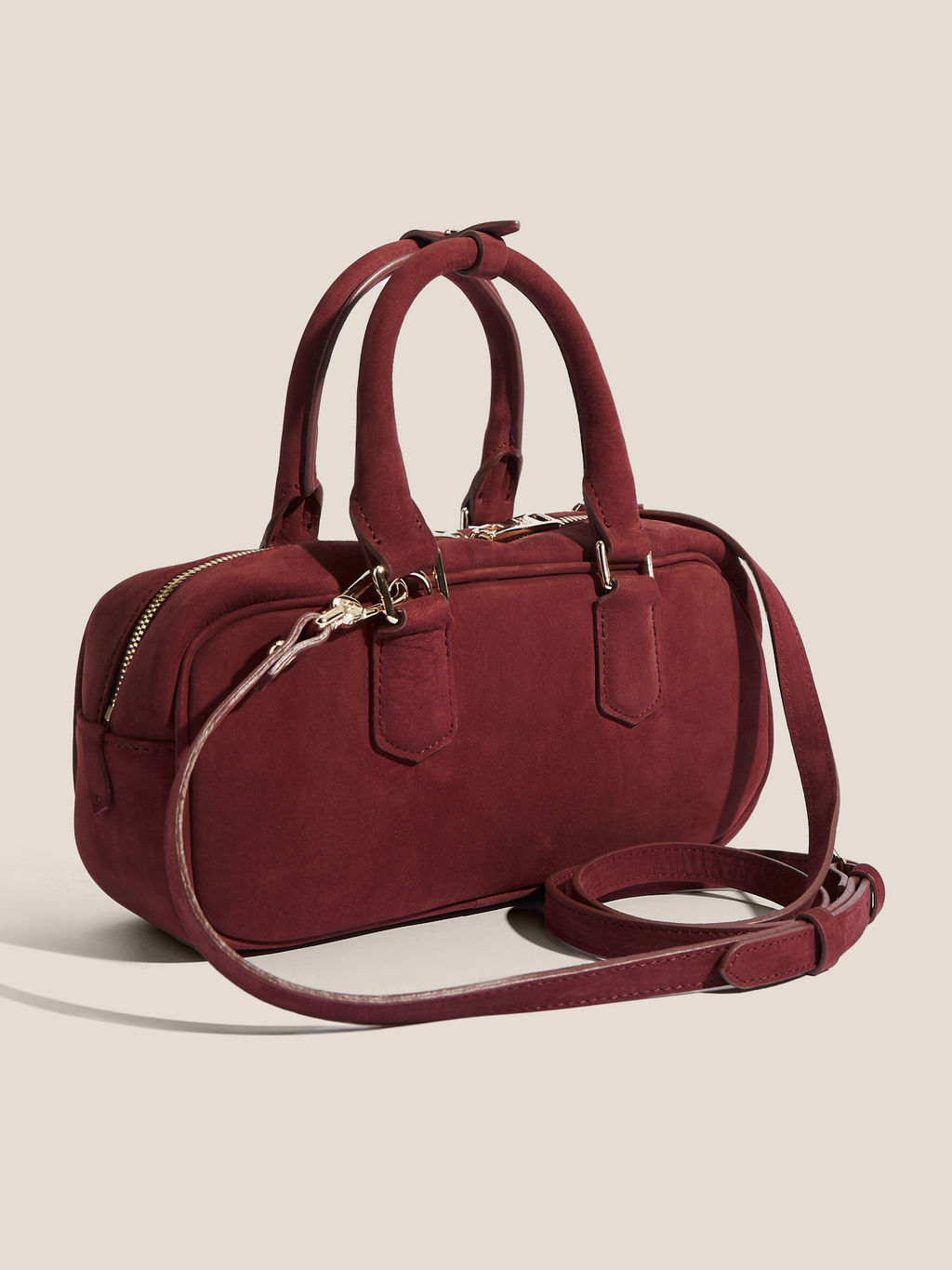 Женская сумка с ручками MAISON DAVID JADE Артикул 4792471, бордовый  фото 3