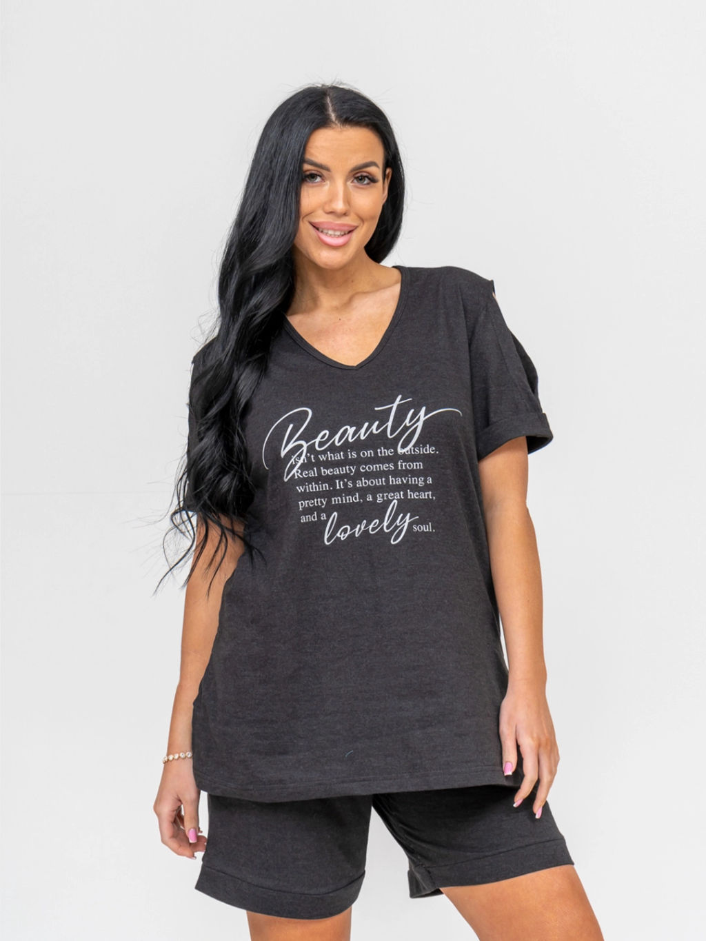 Костюм женский, цвет серый